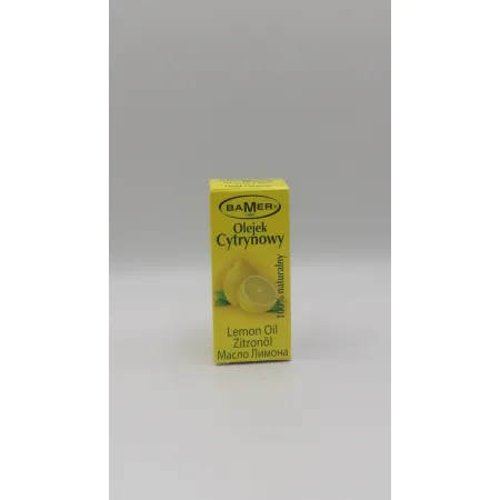 BAMER OLEJEK ETERYCZNY CYTRYNOWY 100% NATURALNY